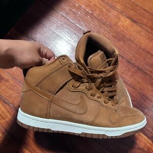 Nike brown sneakers - Gently Used